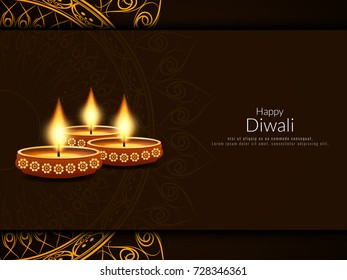 Abstract Happy Diwali religious background