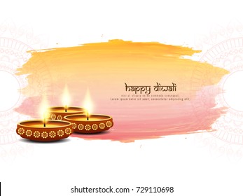 Abstract Happy Diwali religious vector background