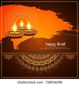 Abstract Happy Diwali vector background