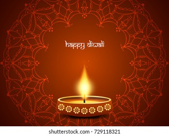 Abstract Happy Diwali vector background