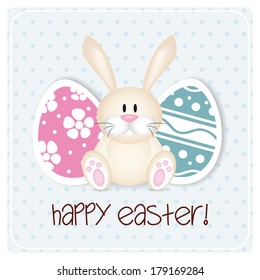 abstract Happy easter background with special objects