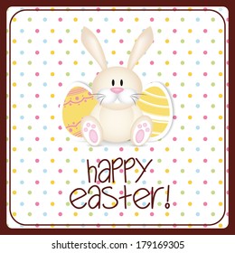 abstract Happy easter background with special objects