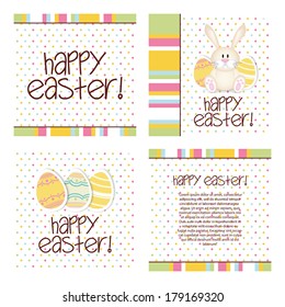 abstract Happy easter background with special objects