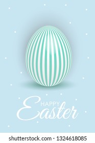 Abstract Happy Easter Template Holiday Background Vector Illustration EPS10