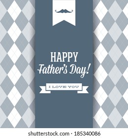 abstract Happy father's day on a special background