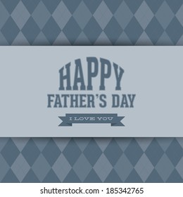 abstract Happy father's day on a special background