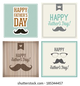 abstract happy father's day text on a special background