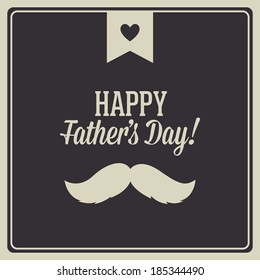 abstract happy father's day text on a special background