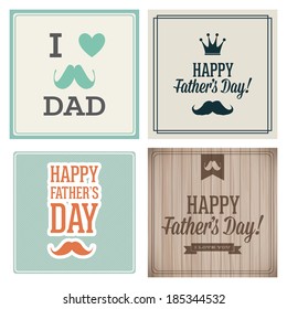 abstract happy father's day text on a special background