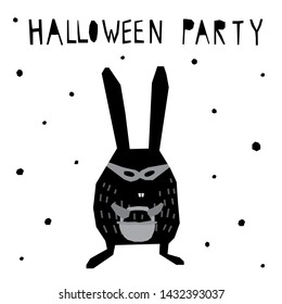 Abstract happy halloween pattern background. Modern childish paper cut halloween art for design card, halloween party invitation, menu, autumn holiday shop sale, bag print, t shirt etc.