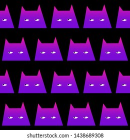 Abstract happy halloween seamless pattern background. Paper cut halloween swatch for design halloween menu, wrapping paper, halloween party invitation, autumn holiday shop sale, bag print, t shirt etc
