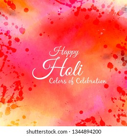 Abstract Happy Holi background