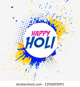 abstract happy holi colors background