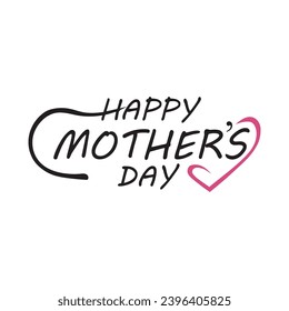 Abstract happy mother's day logo, happy mother's day logo design, love vector logo design, mother love logo design