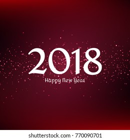 Abstract Happy New Year 2018 background