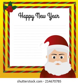 abstract happy new year background with some special objects 