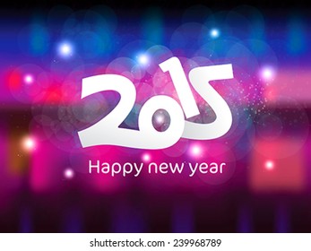 abstract happy new year background vector illustration