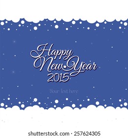 Abstract happy new year background with some special objects