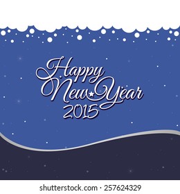 Abstract happy new year background with some special objects