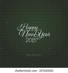Abstract happy new year background with some special objects