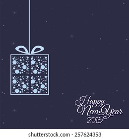 Abstract happy new year background with some special objects