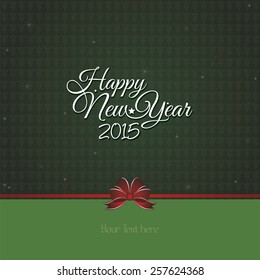 Abstract happy new year background with some special objects