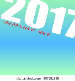Abstract Happy New Year colorful abstraction background blue