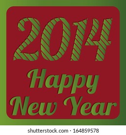 abstract happy new year text on special background