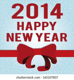 abstract happy new year text on a special background