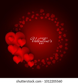 Abstract Happy Valentine's Day background