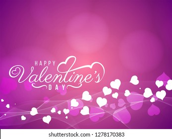 Abstract Happy Valentine's day beautiful card design