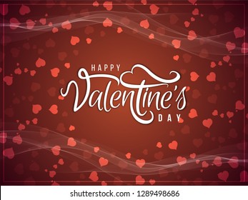 Abstract Happy Valentine's Day elegant background