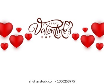 Abstract Happy Valentine's day elegant background