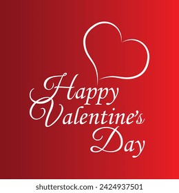 Abstract Happy Valentines Day logo, happy Valentines Day, Love happy Valentines Day logo,  Happy Valentine Day with a big red heart, valentine's love,t shirt design,red heart.