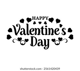 Abstract happy valentines day logo, happy valentines day , love vector logo design, pink color, red color, black color vector logo design, happy valentines day