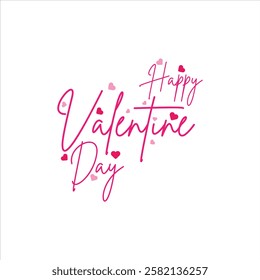 Abstract happy valentines day logo, vector logo design, Love happy valentines day logo, Happy Valentine's Day
