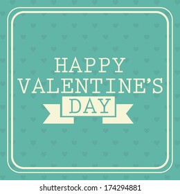 abstract happy valentine's day text on special background