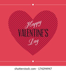 abstract happy valentine's day text on special background