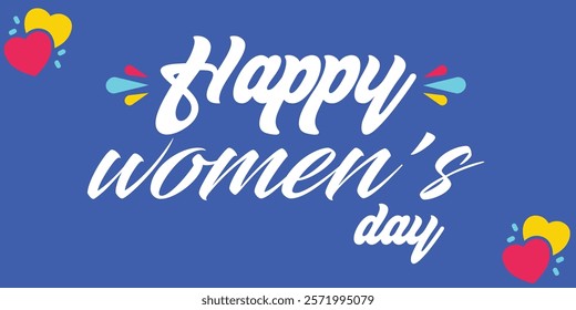 Abstract happy women's day logo, happy women's day, love vector logo design, pink color, red color, black color logo design