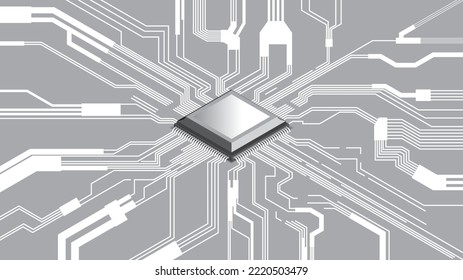 Abstract hardware and software background. Circuit board, Chip processor, Mainboard and code programmer. Hi-tech computer engineer. Computer processors CPU. Motherboard digital chip