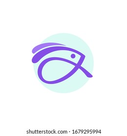 
Abstract hare logotype in the style of minimalism. Logo, animal rabbit design for company.