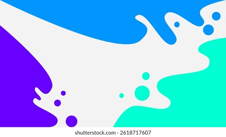 Abstract Harmony of Colorful Shapes