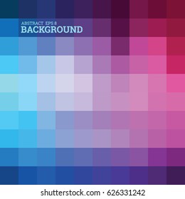 Abstract harmony colors background with square, vector illustration