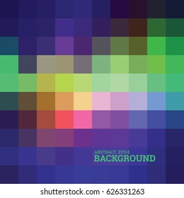 Abstract harmony polar colors background with square, vector illustration