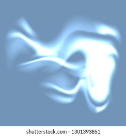 Abstract hase symbol - glow transparent fog.
