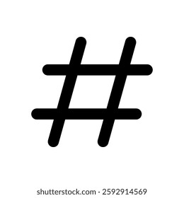abstract hash sign Shape line icon 