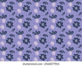 Abstract Hawaii vegetable plant vector background pattern