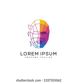 Abstract Head Concept illustration vector Design template. Suitable for Creative Industry, Multimedia, entertainment, Educations, Shop, and any related business