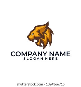 Abstract Head lion Designs illustration vector template. Suitable for Creative Industry, Multimedia, entertainment, Educations, Shop, and any related business