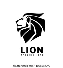 Abstract Head Lion Logo